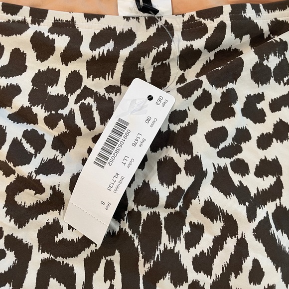 NWT J.Crew Leopard high rise bikini bottom size small - Picture 2 of 3